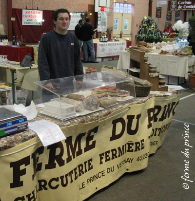 stand de vente en direct de la ferme du Prince